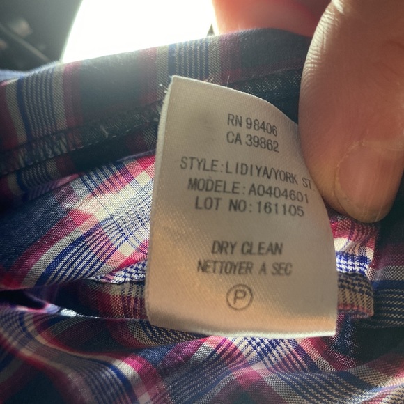 Theory Lidiya Plaid Shirt Dress 4 - Picture 6 of 7